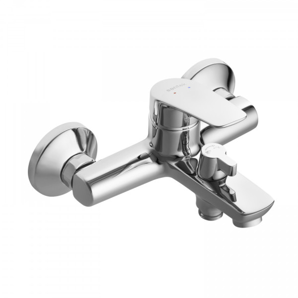 Смеситель для ванны и душа Santek Марион хром с душевым гарнитуром (WH5A1006C001) Смеситель для ванны и душа Santek Марион хром с душевым гарнитуром (WH5A1006C001)