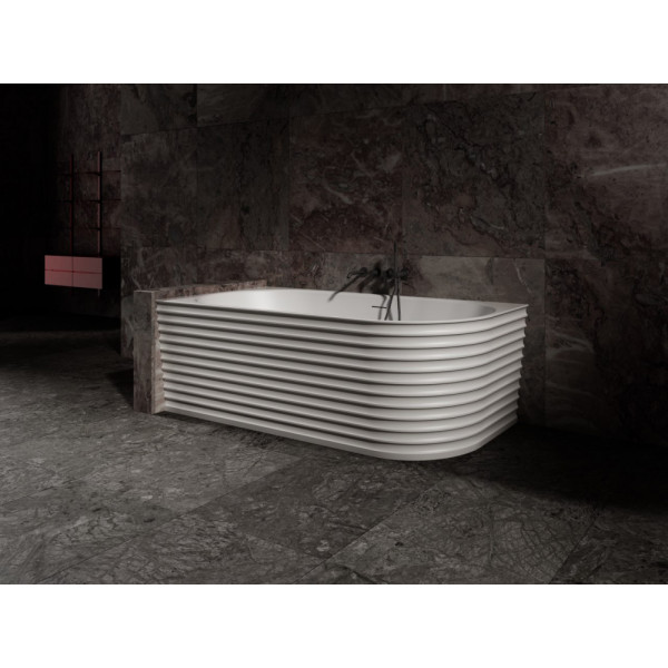 Ванна из искусственного камня Abber Stein 170x80 белая матовая (AS9651 L) Ванна из искусственного камня Abber Stein 170x80 белая матовая (AS9651 L)