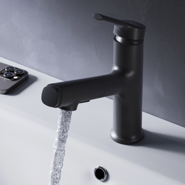 Смеситель для раковины AM.PM X-Joy черный (F85B02922) Смеситель для раковины AM.PM X-Joy черный (F85B02922)