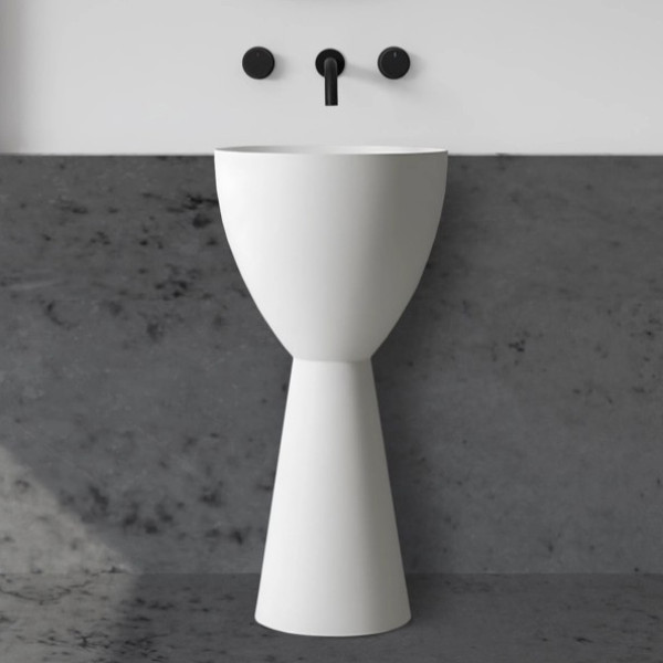 Раковина напольная Abber Stein 450x450 белый матовый (AS2507) Раковина напольная Abber Stein 450x450 белый матовый (AS2507)