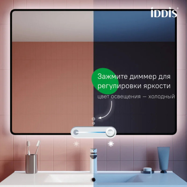 Зеркало Iddis Cloud 100x30x80 (CLX10T0i98)