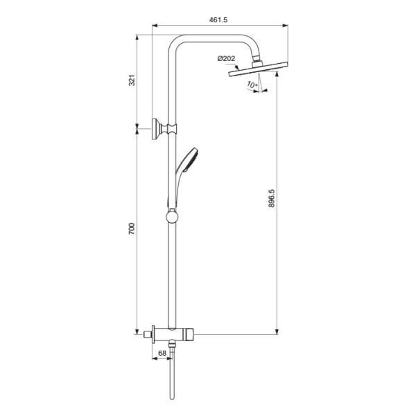 Душевая гарнитура Vidima Balance (BA273AA)