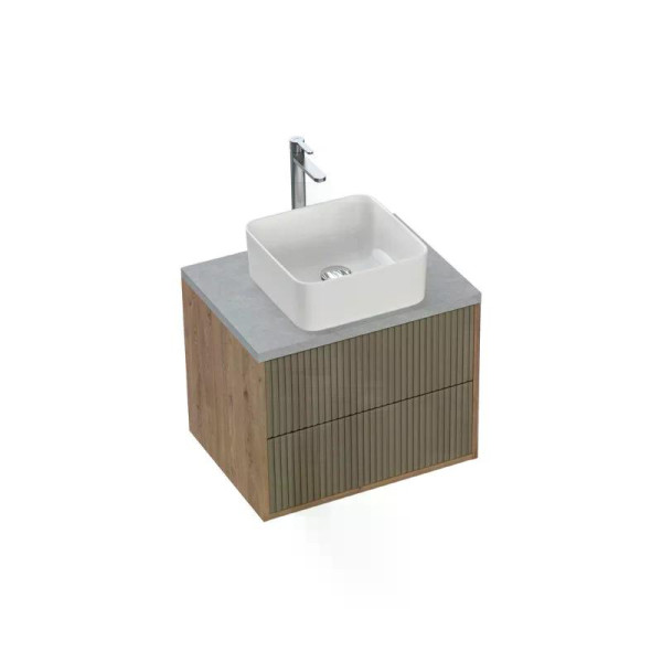 Тумба подвесная Cersanit Classic Ribble 60 для Como 60 коричневая (69279)