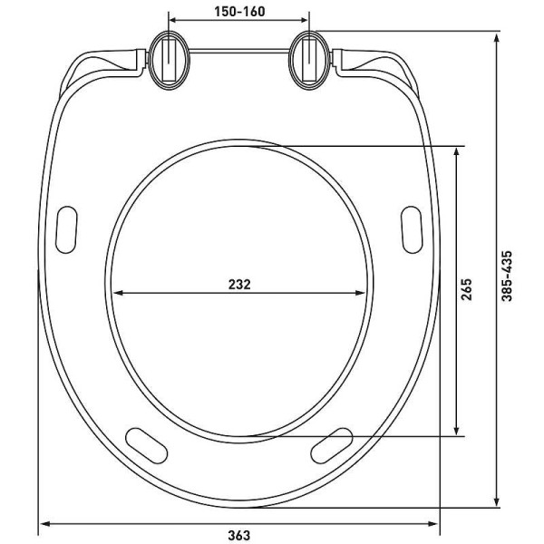 Сиденье для унитаза Berges Lux PP белое (20604) Сиденье для унитаза Berges Lux PP белое (20604)