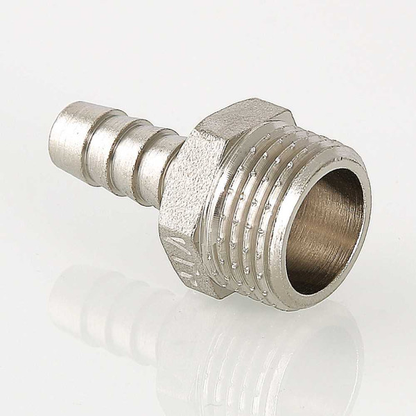 Штуцер 10*1/2"Н Valtec (никель) (VTr.650.N.0410) Штуцер 10*1/2"Н Valtec (никель) (VTr.650.N.0410)