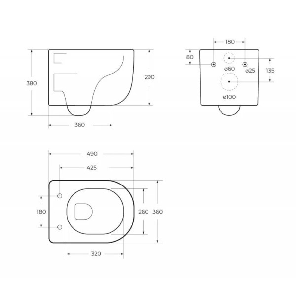Унитаз подвесной BelBagno Soft-TOR со смывом "Торнадо" с сиденьем soft close (BB084CH-TOR/SC)