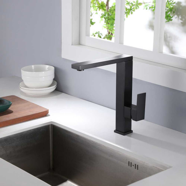 Смеситель для кухни Abber Daheim черный матовый (AF8214B) Смеситель для кухни Abber Daheim черный матовый (AF8214B)