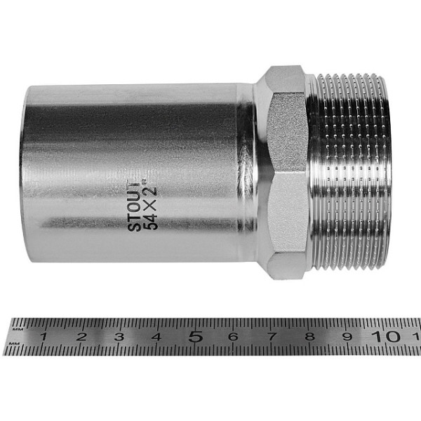 Вставка резьбовая 54х2"Н Stout SSS-2024 НПр-НР (нерж.ст., пресс) SSS-2024-000542 Вставка резьбовая 54х2"Н Stout SSS-2024 НПр-НР (нерж.ст., пресс) SSS-2024-000542