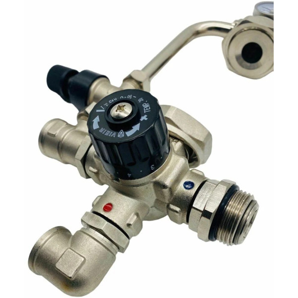 Насосно-смесительный узел Vieir 1” (130/180 мм., без насоса, с 4-х ходовым термосмес кл. 30-60°С) (VR225) Насосно-смесительный узел Vieir 1” (130/180 мм., без насоса, с 4-х ходовым термосмес кл. 30-60°С) (VR225)