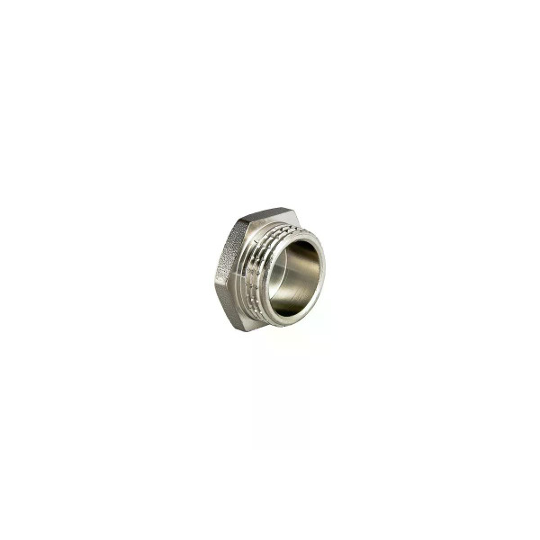 Заглушка 1/2"Н Valtec (никель, с уплотнением) (VTr.583.NR.0004) Заглушка 1/2"Н Valtec (никель, с уплотнением) (VTr.583.NR.0004)