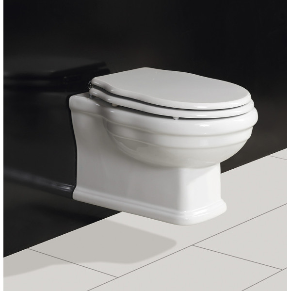 Унитаз подвесной BelBagno Boheme безободковый (BB115CH/BB115SC)