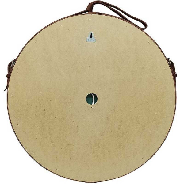 Зеркало Континент Millenium Brown Led D 650 на ремне из натуральной кожи коричневого цвета (ЗЛП836)