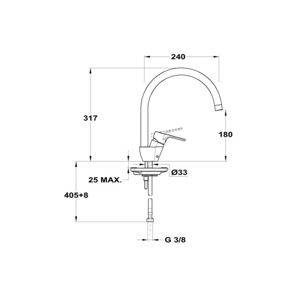 Смеситель для кухни Mofem Pro 309 (152-1763-04)