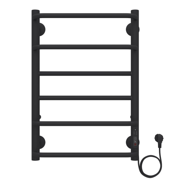 Полотенцесушитель электрический Azario Milan 400x600 черный Полотенцесушитель электрический Azario Milan 400x600 черный