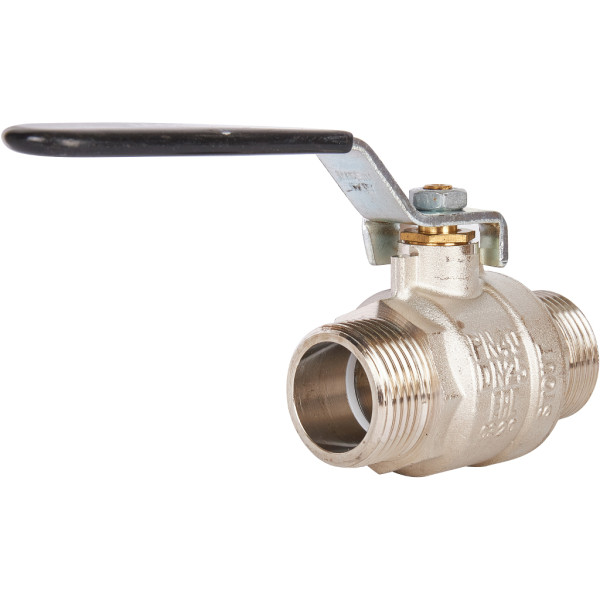 Кран 1" НН шаровый Stout ГОСТ (чёрная ручка, полнопроходной) SVB-0005-200025 Кран 1" НН шаровый Stout ГОСТ (чёрная ручка, полнопроходной) SVB-0005-200025