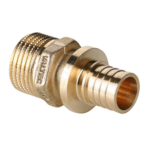 Соединение прямое 20х1/2"Н Valtec PE-Xa VTm.401.BG (латунь) VTm.401.BG.002004 Соединение прямое 20х1/2"Н Valtec PE-Xa VTm.401.BG (латунь) VTm.401.BG.002004