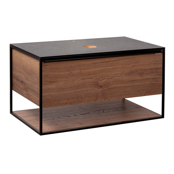 Тумба подвесная Aquanika Loft 1000x540x540 древесный аттик (AQLO1005550BRU151)