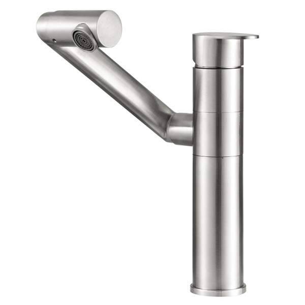 Смеситель для кухни Melodia Perfetto нерж.ст., регулируемый по высоте излив (MDV30202ss)