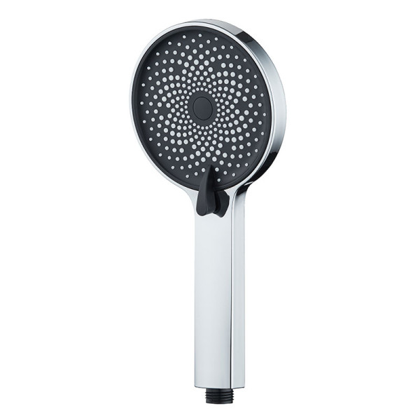 Душевая лейка Melodia Luxe d120 мм хром, 3 функции (MKP26312BL)