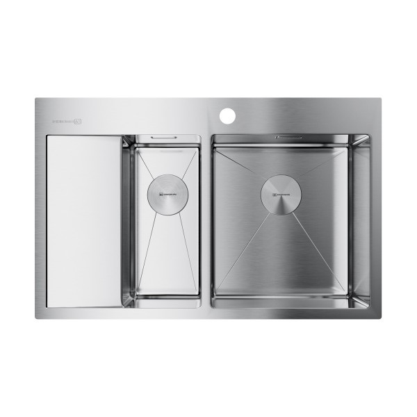 Мойка для кухни врезная Omoikiri Akisame 78-2-IN-R 780х510 нержавеющая сталь (4973063) Мойка для кухни врезная Omoikiri Akisame 78-2-IN-R 780х510 нержавеющая сталь (4973063)