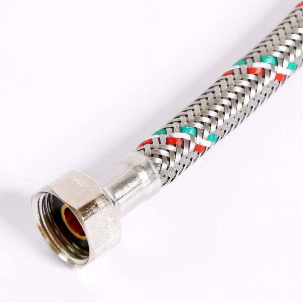 Подводка гибкая для смесителя Uni-Fitt 1200 мм 1/2"*МL10х1 удл. штуцер DN 8 оплётка из нерж. стали (503S2812)