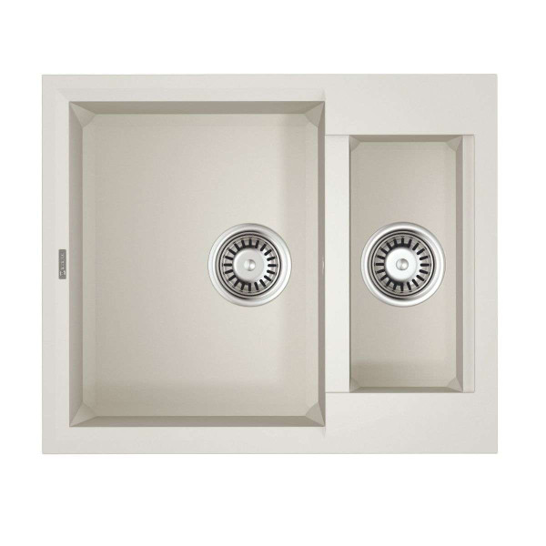 Мойка для кухни врезная Omoikiri Sakaime 60-2-WH Tetogranit/белый (4993911) Мойка для кухни врезная Omoikiri Sakaime 60-2-WH Tetogranit/белый (4993911)