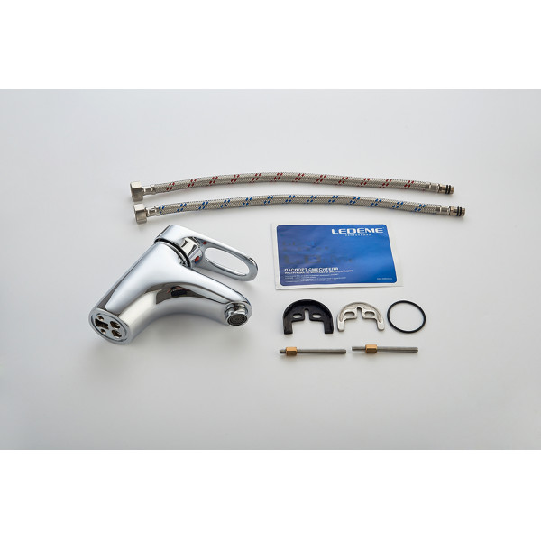 Смеситель для раковины Ledeme хром (L1004) Смеситель для раковины Ledeme хром (L1004)