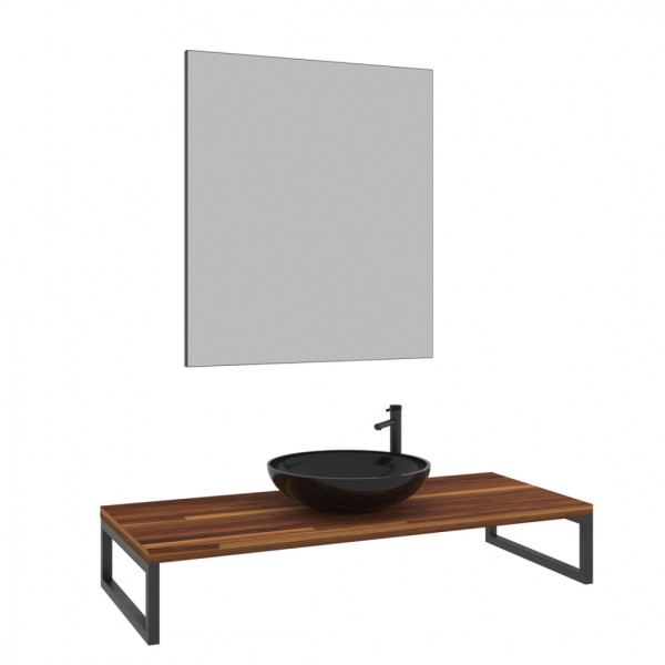 Консоль под раковину Orka Kestel 1200x500x210 орех (3001042)