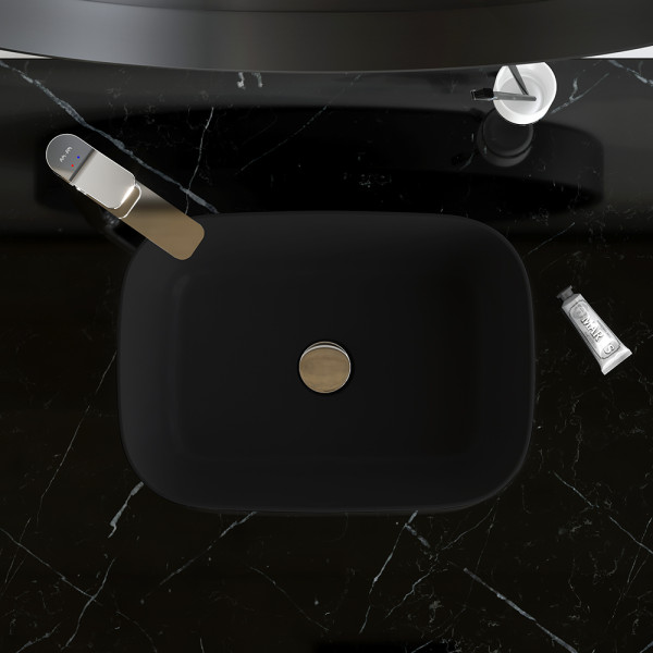 Раковина накладная AM.PM Func 45x33 черный матовый (M8FWCC10450BM) Раковина накладная AM.PM Func 45x33 черный матовый (M8FWCC10450BM)