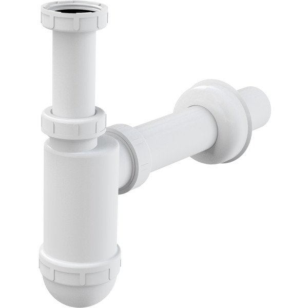 Сифон для раковины Alcaplast DN40 c накидной гайкой 5/4" (A43)
