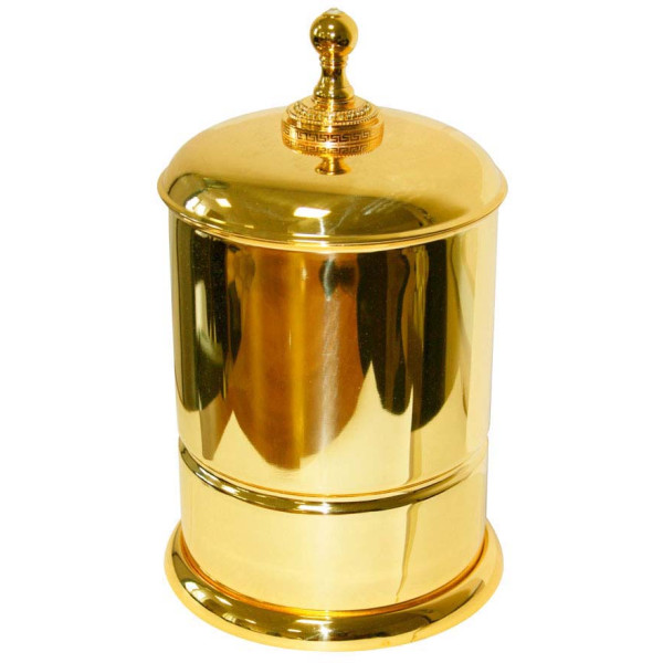 Ведро для мусора Boheme Imperiale 33x21x21 золото (10408)