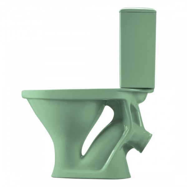 Унитаз-компакт Santeri Вест салатовый 375x626x780 с сиденьем полипропилен салатовый (1.P201.8.S04.00B.F)