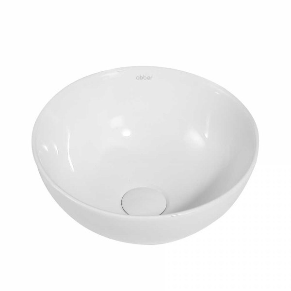 Раковина накладная ABBER Bequem 32x32 белая (AC2106)