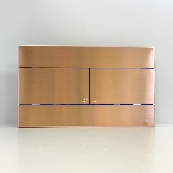 Клавиша смывная Oli Slim Inox медь (889312) Клавиша смывная Oli Slim Inox медь (889312)