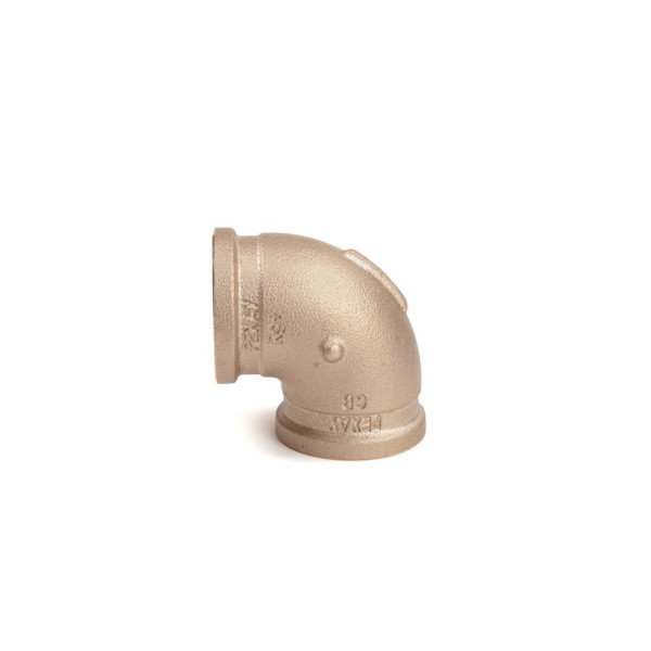 Угольник 1" ВВ Rehau Aurline RX+ (бронза) 18782061001