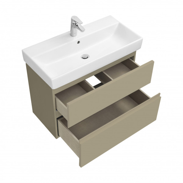 Тумба подвесная Roca Oleta 760x374x548 коричнево-бежевый (A857640515) Тумба подвесная Roca Oleta 760x374x548 коричнево-бежевый (A857640515)