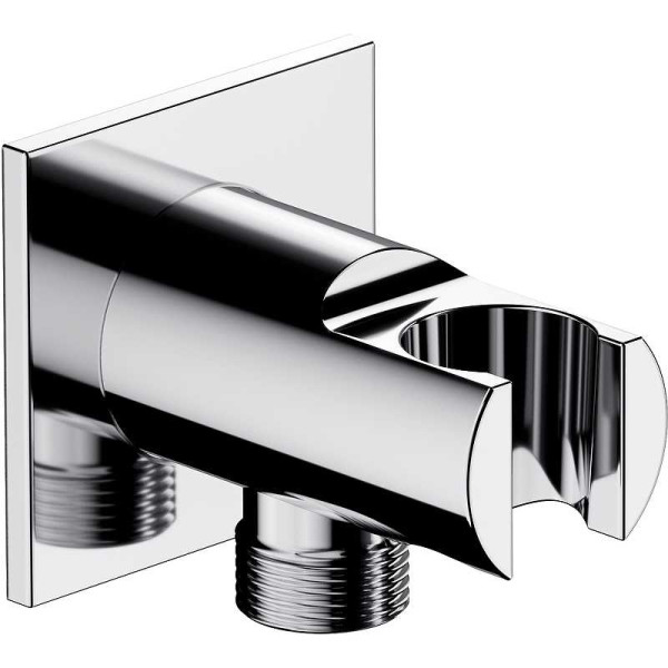 Соединение угловое Omnires с держателем ручного душа латунь (8873) Соединение угловое Omnires с держателем ручного душа латунь (8873)