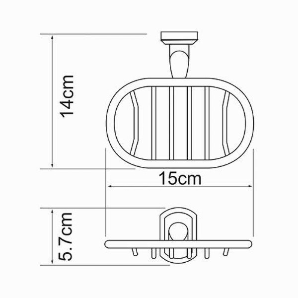 Мыльница WasserKRAFT Oder (K-3069)