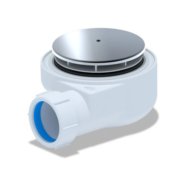 Сифон для душевого поддона АНИ 1 1/2"*60 (h=55 мм.) хром АНИ пласт (E550C)