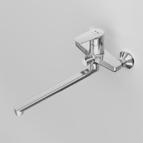 Смеситель для ванны и душа AM.PM Gem с изливом (F90A90000)