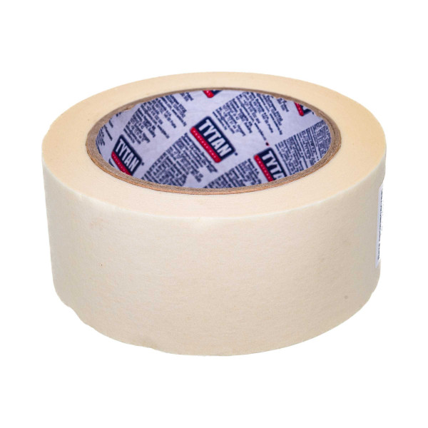 Лента клейкая малярная Tytan Professional 48мм*50м (белая) Лента клейкая малярная Tytan Professional 48мм*50м (белая)