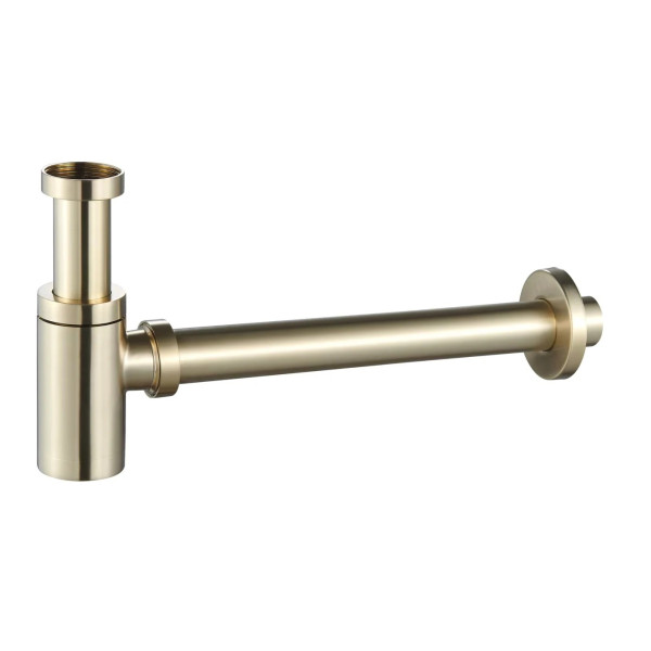 Сифон для раковины BelBagno брашированное золото (BB-SMT2-BORO)