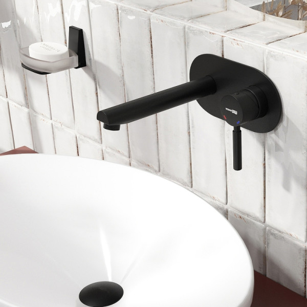 Смеситель для раковины WasserKRAFT Gollach черный (3330) Смеситель для раковины WasserKRAFT Gollach черный (3330)