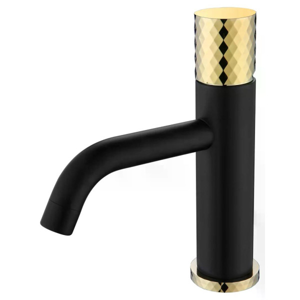 Смеситель для раковины Boheme Stick Черный (121-BG)