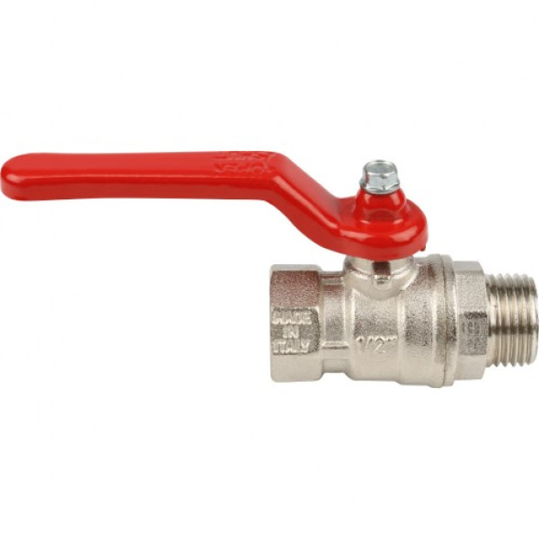 Кран 1/2" ВН шаровый Stout стандартнопроходной (чёрная ручка) SVB-0013-000015 Кран 1/2" ВН шаровый Stout стандартнопроходной (чёрная ручка) SVB-0013-000015