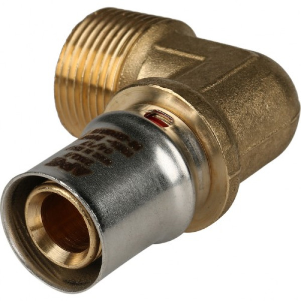 Соединение угловое 20*3/4"Н Stout (пресс) SFP-0011-003420 Соединение угловое 20*3/4"Н Stout (пресс) SFP-0011-003420