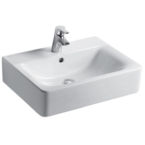 Раковина подвесная Ideal Standard Connect Cube 600х460х140 (E794501) Раковина подвесная Ideal Standard Connect Cube 600х460х140 (E794501)