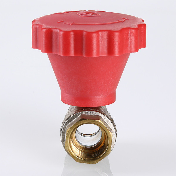 Кран 1/2" ВВ шаровый с плавным управлением Valtec (красная рукоятка) VT.252.N.04 Кран 1/2" ВВ шаровый с плавным управлением Valtec (красная рукоятка) VT.252.N.04