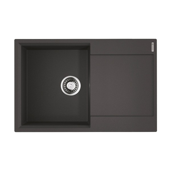 Мойка для кухни врезная Omoikiri Daisen 78-BL 780х510 черный (4993327) Мойка для кухни врезная Omoikiri Daisen 78-BL 780х510 черный (4993327)