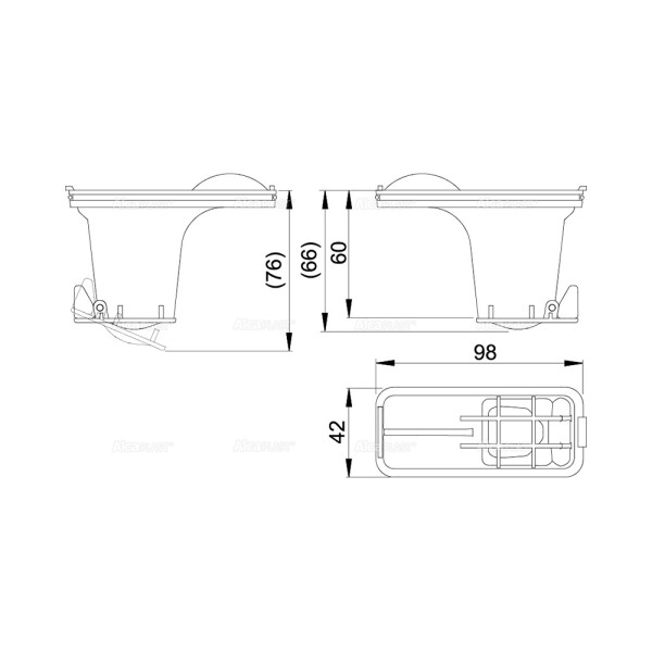 Комплект комбинированных гидрозатворов Alcaplast для нержавеющих желобов ALCA (P095) Комплект комбинированных гидрозатворов Alcaplast для нержавеющих желобов ALCA (P095)